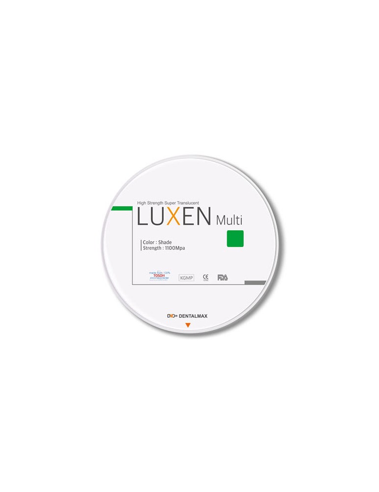 LUXEN MULTI 1100 ZIRCONIA A2 DISK Ø98 Verde
