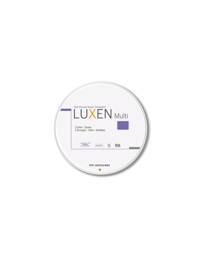 LUXEN MULTI 1100 ZIRCONIA A2 DISK Ø98 Azul